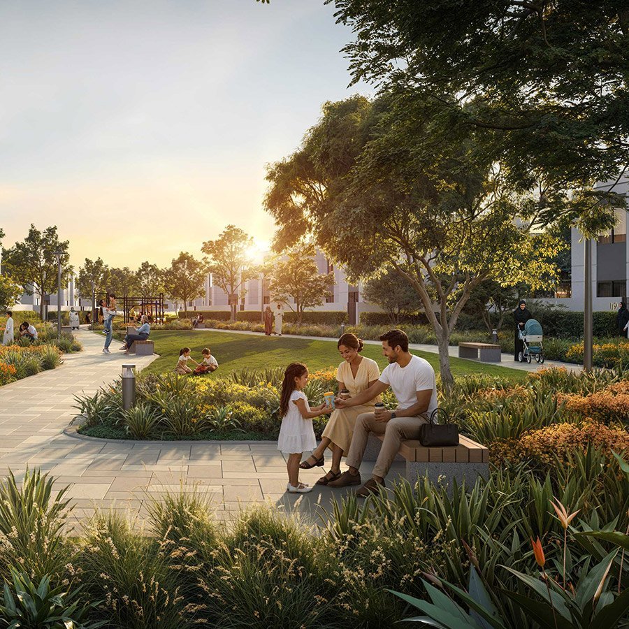 Al Ghadeer Gardens Phase 2 by Aldar — exterior view